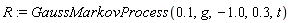 R := GaussMarkovProcess(.1, g, -1.0, .3, t)