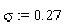 sigma := .27