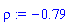 rho := -.79