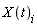 X(t)[i]