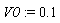 V0 := .1
