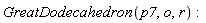 GreatDodecahedron(p7, o, r):