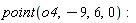 point(o4, -9, 6, 0):