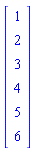 Vector[column]([[1], [2], [3], [4], [5], [6]])