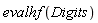 evalhf(Digits)