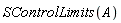 SControlLimits(A)