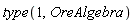 type(1, OreAlgebra)