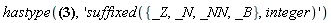 hastype({Pi*_Z1+(1/2)*Pi}, 'suffixed({_B, _N, _NN, _Z}, integer)')