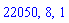22050, 8, 1