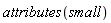 attributes(small)