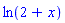 ln(2+x)