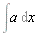 Int(a, x)