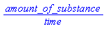 amount_of_substance/time