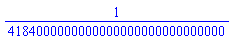 1/4184000000000000000000000000000