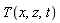 T(x, z, t)