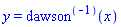 y = (dawson@@(-1))(x)