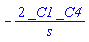 -2*_C1*_C4/s