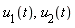 u[1](t), u[2](t)