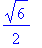 1/2*6^(1/2)