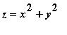 z = x^2+y^2
