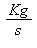 Kg/s
