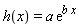 h(x) = a*exp(b*x)