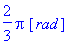 2/3*Pi*Unit([rad])