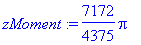 zMoment := 7172/4375*Pi