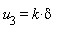 u[3] = k*delta