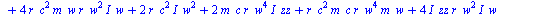 diff(omega_R(t), t) = `+`(`/`(`*`(`/`(1, 2), `*`(`+`(`*`(4, `*`(tau_R(t), `*`(I_zz, `*`(`^`(r_w, 2))))), `*`(4, `*`(I_zz, `*`(`^`(r_w, 2), `*`(tau_L(t))))), `-`(`*`(`^`(r_c, 2), `*`(m_c, `*`(`^`(r_w, ...
