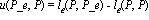 u(P_e, P) = l[e](P, P_e)-l[e](P, P)