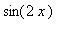 sin(2*x)
