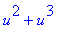 u^2+u^3