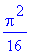 1/16*Pi^2