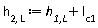 h[2, L] := `h__1,L`+l[c1]