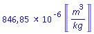0.8468535493e-3*Units:-Unit(m^3/kg)