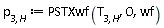p[3, H] := PSTXwf(T[3, H], 0, wf)