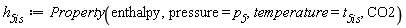 h__5is := ThermophysicalData:-Property(enthalpy, pressure = p__5, temperature = t__5is, CO2)