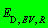 E[D, EV, R]