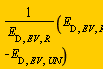 Units:-Standard:-`*`(Units:-Standard:-`+`(E[D, EV, R], Units:-Standard:-`-`(E[D, EV, UN])), Units:-Standard:-`/`(E[D, EV, R]))