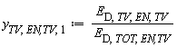 y[TV, `EN,TV`, 1] := Units:-Standard:-`*`(E[D, TV, EN, TV], Units:-Standard:-`/`(E[D, TOT, `EN,TV`]))