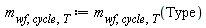 m[wf, cycle, T] := m[wf, cycle, T](Type)