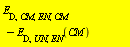 Units:-Standard:-`+`(E[D, CM, EN, CM], Units:-Standard:-`-`(E[D, UN, EN](CM)))