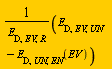 Units:-Standard:-`*`(Units:-Standard:-`+`(E[D, EV, UN], Units:-Standard:-`-`(E[D, UN, EN](EV))), Units:-Standard:-`/`(E[D, EV, R]))
