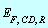 E[F, CD, R]