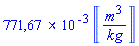 .7716715235*Units:-Unit(m^3/kg)