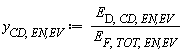 y[CD, `EN,EV`] := Units:-Standard:-`*`(E[D, CD, `EN,EV`], Units:-Standard:-`/`(E[F, TOT, `EN,EV`]))