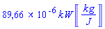 0.8965805643e-4*kW*Units:-Unit(kg/J)