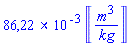0.8622464207e-1*Units:-Unit(m^3/kg)
