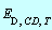 E[D, CD, T]